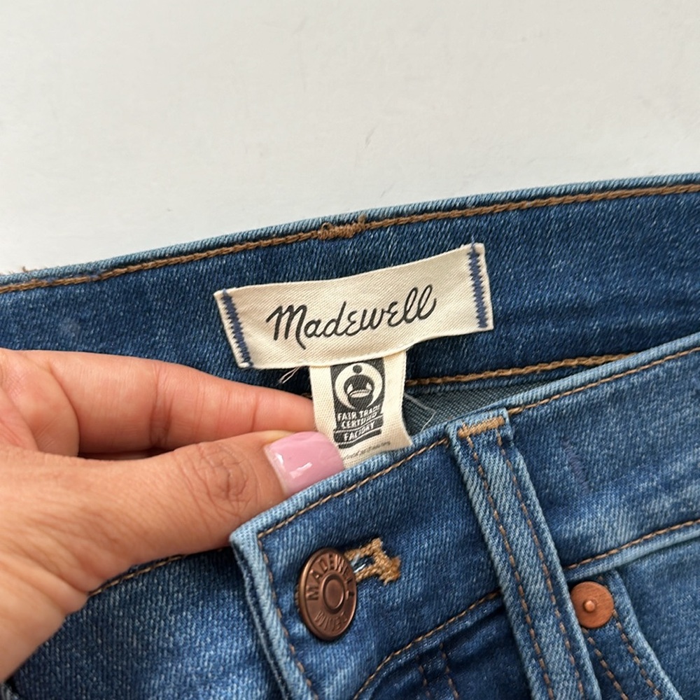MADEWELL Stovepipe Jeans Size 25 Medium Wash - Picture 7 of 14